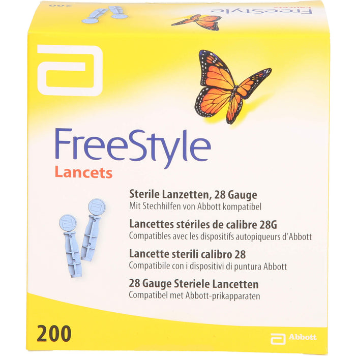 FreeStyle Lancets, 200 pcs. Cannulas