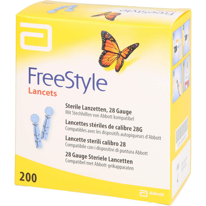 FreeStyle Lancets, 200 pcs. Cannulas