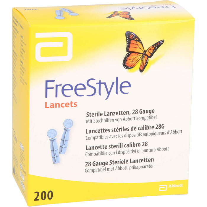 FreeStyle Lancets, 200 pcs. Cannulas