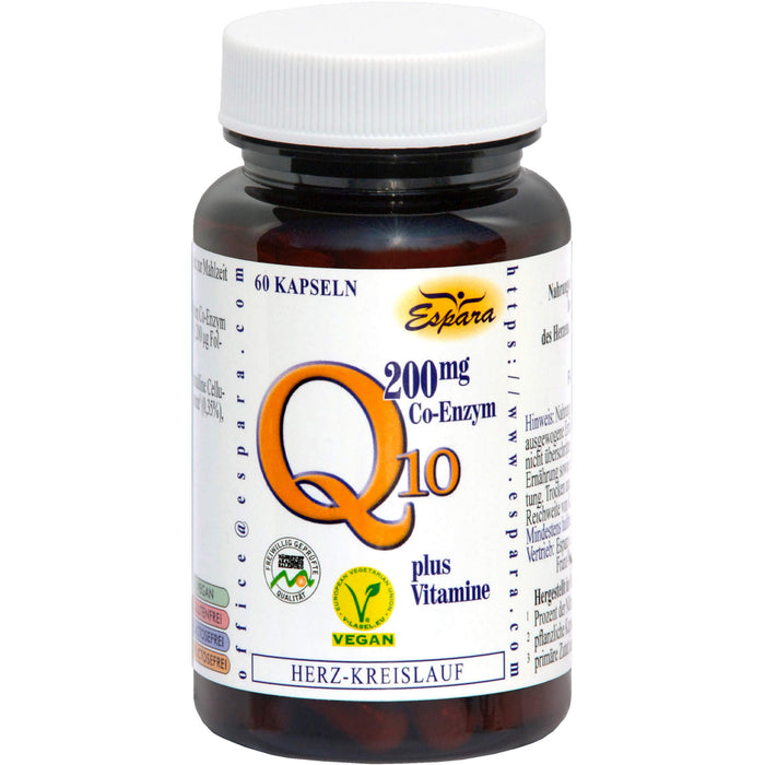 Espara Q10 200 mg Co-Enzym Kapseln, 60 pcs. Capsules