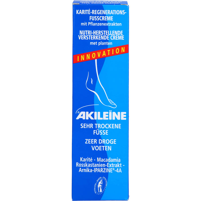 AKILEÏNE Karité-Regenerations-Fußcreme, 100 ml Crème