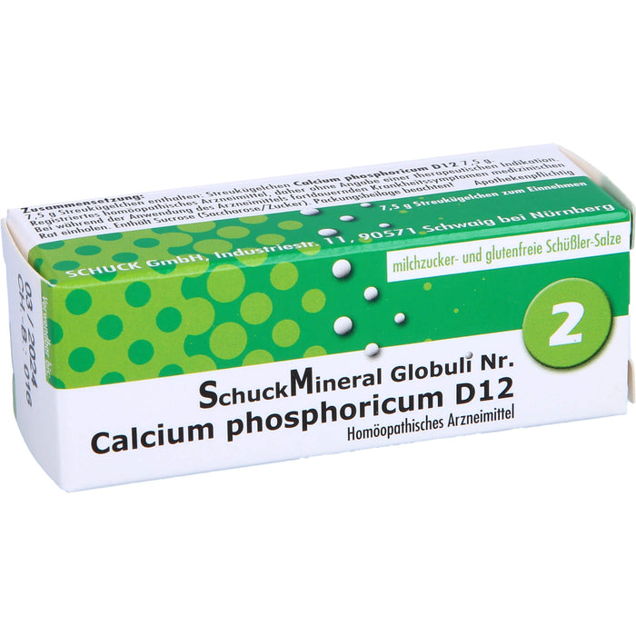 Schuckmineral Globuli 2 Calcium phosphoricum D12, 7.5 g GLO