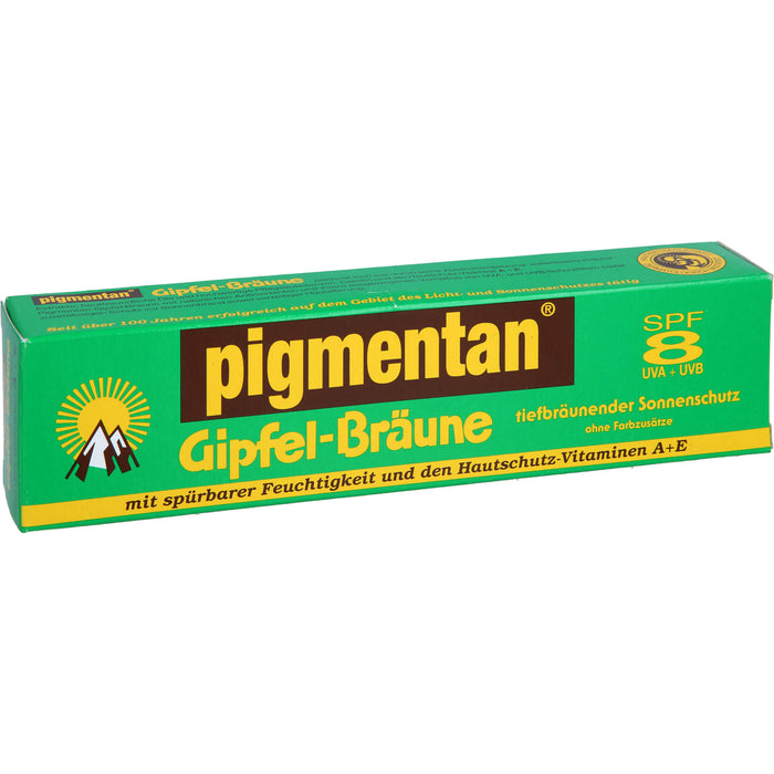 pigmentan Gipfel-Bräune SPF 8 Sonnenschutzcreme, 50 ml Cream