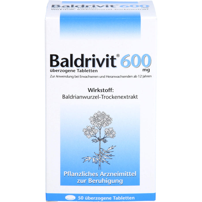 Baldrivit 600 mg überzogene Tabletten, 50 St UTA