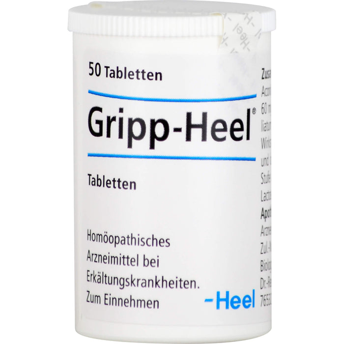 Gripp-Heel Tabletten bei grippalen Infekten, 50 pcs. Tablets