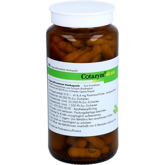 Cotazym 40.000, Magensaftresistente Hartkapseln, 200 pcs. Capsules