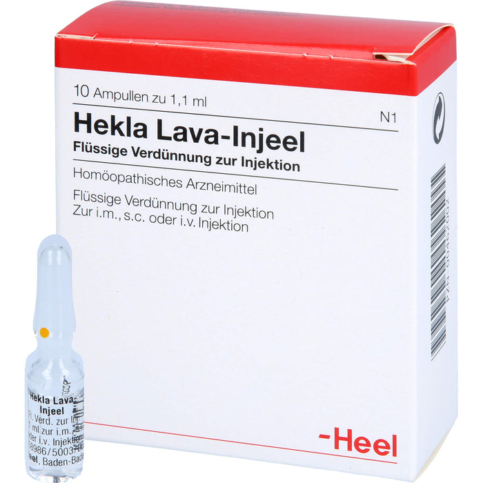 Hekla Lava-Injeel flüssige Verdünnung, 10 pc Ampoules