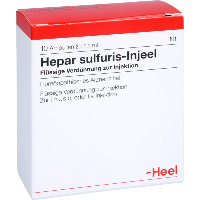 Hepar sulfuris-Injeel Inj.-Lsg., 10 St AMP