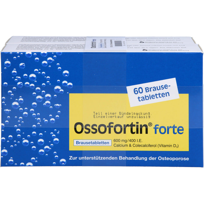 Ossofortin forte 600 mg/400 I.E. Brausetabletten, 120 St BTA