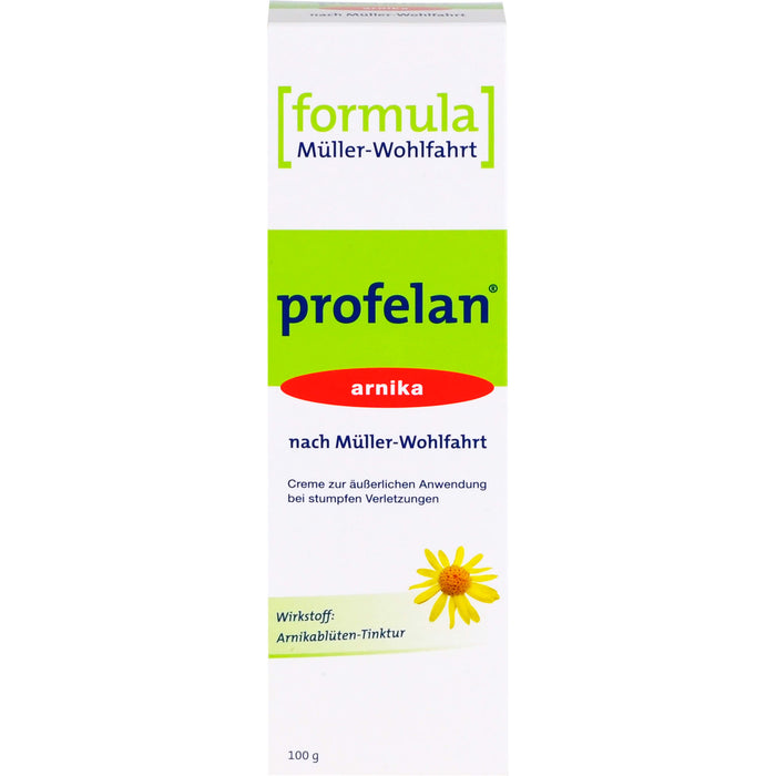 profelan arnika nach Müller-Wohlfahrt Creme bei stumpfen Verletzungen, 100 g Crème