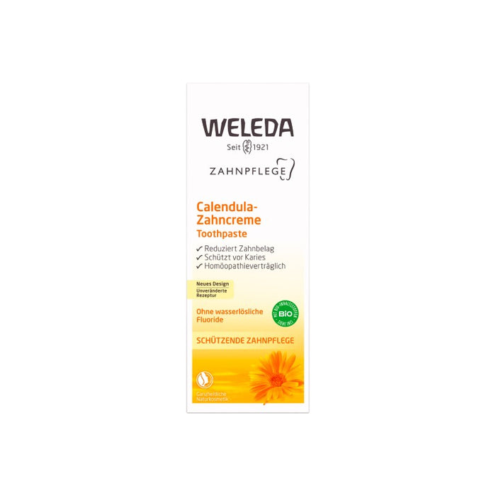 WELEDA Calendula-Zahncreme, 75 ml Toothpaste