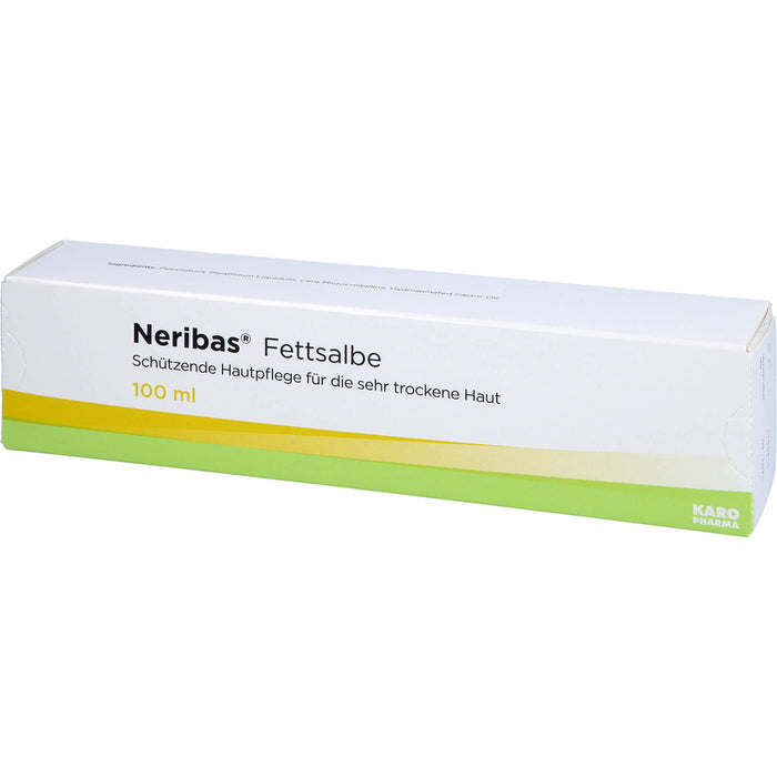 Neribas Fettsalbe schützende Hautpflege für sehr trockene Haut, 100 ml Fatty ointment