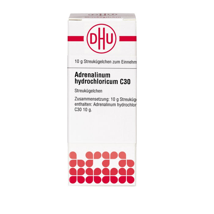 DHU Adrenalinum hydrochloricum C30 Streukügelchen, 10 g Globules