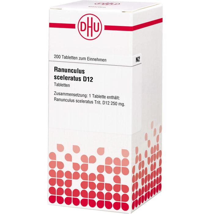 Ranunculus sceleratus D12 DHU Tabletten, 200 St. Tabletten