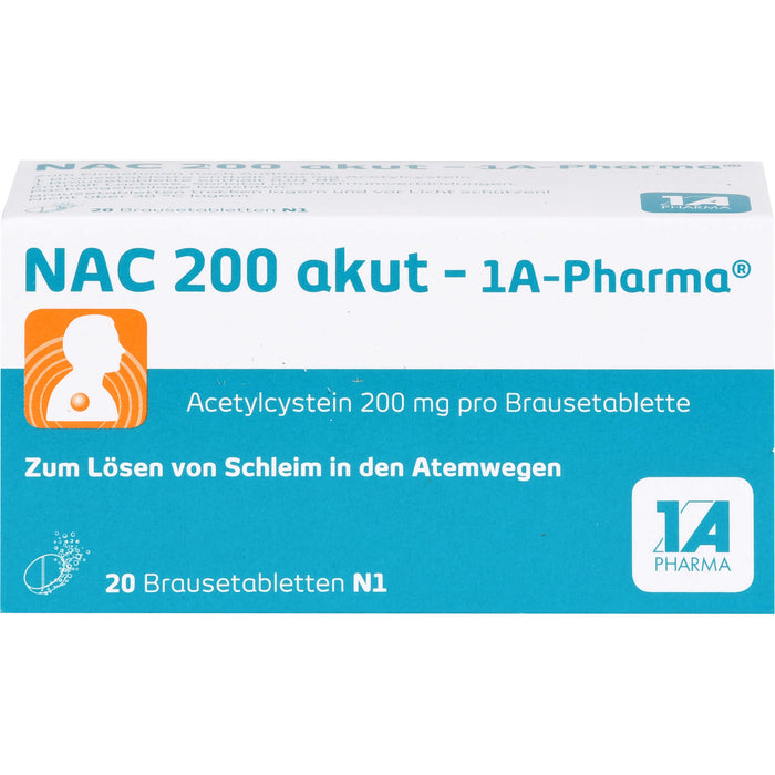 NAC 200 akut - 1 A Pharma, 20 pcs. Tablets