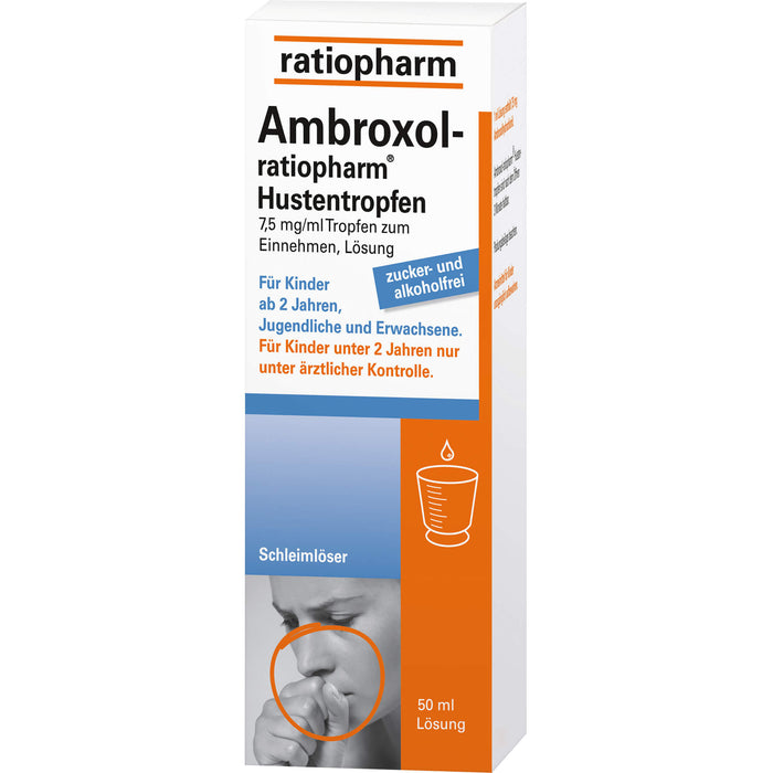 Ambroxol-ratiopharm Hustentropfen, 50 ml Lösung