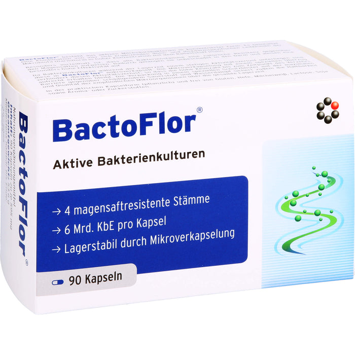 BactoFlor aktive Bakterienkulturen Kapseln, 90 pcs. Capsules