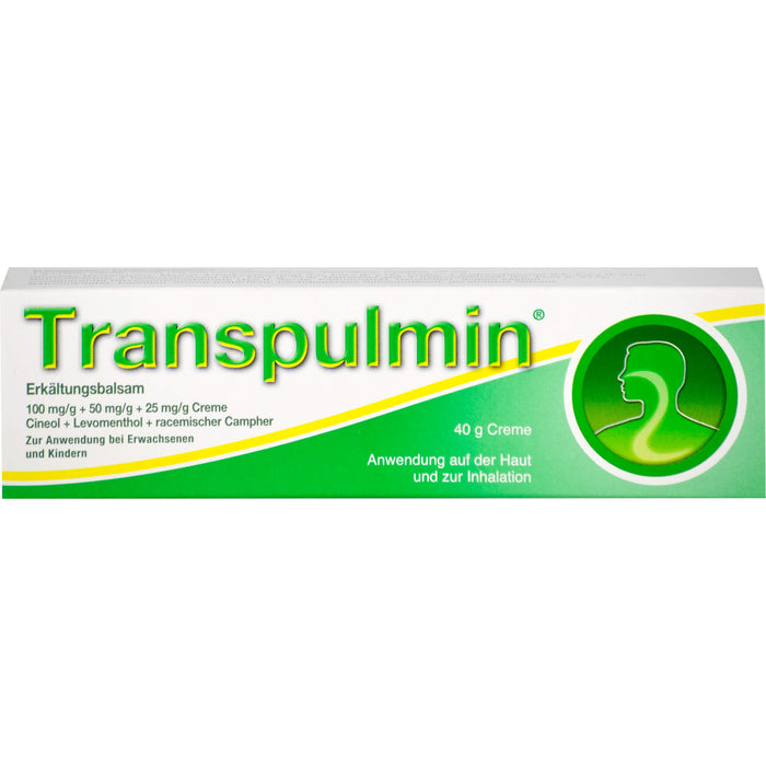 Transpulmin Erkältungsbalsam, 40 g Cream