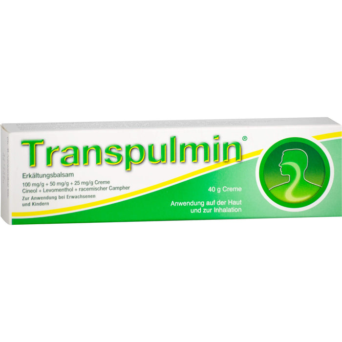 Transpulmin Erkältungsbalsam, 40 g Creme