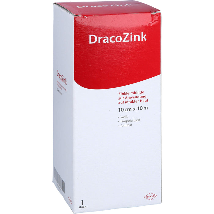 Zinkleimbinde Dracozink 10cmx10m, 1 St BIN