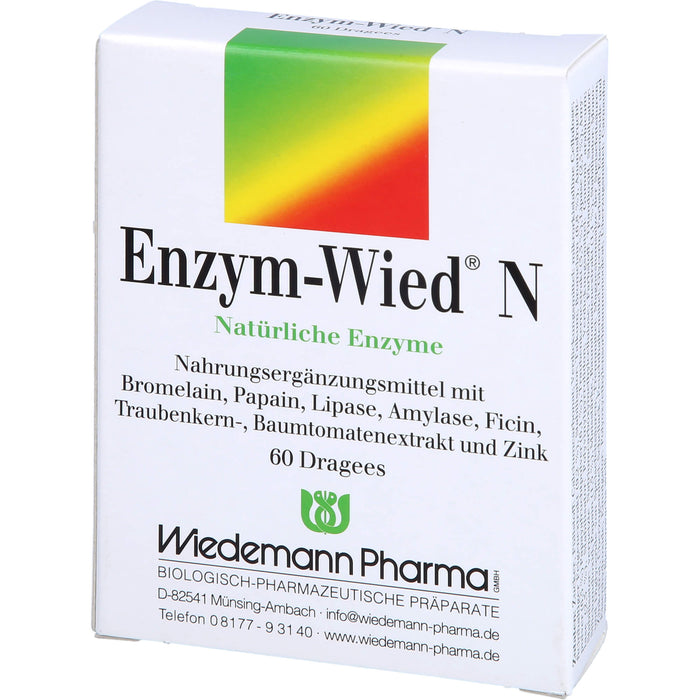 Enzym-Wied N natürliche Enzyme Dragees, 60 St. Tabletten