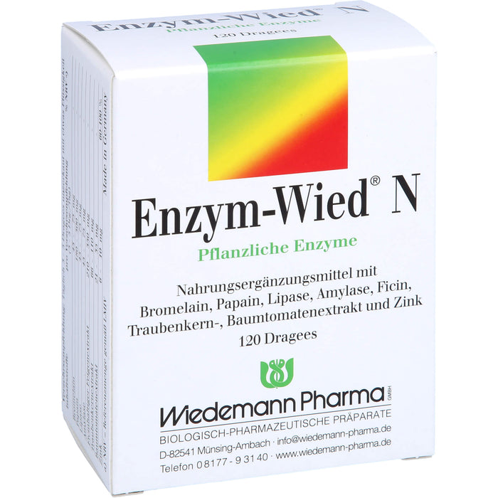 Enzym-Wied N natürliche Enzyme Dragees, 120 St. Tabletten