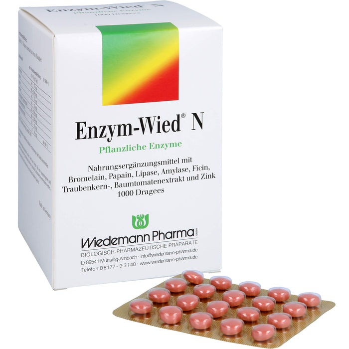 Enzym-Wied N Dragees, 1000 St. Tabletten