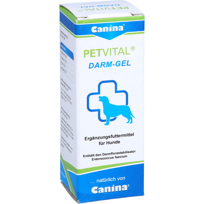 Canina Petival Darm-Gel Ergänzungsfuttermittel zur Stabilisierung der Darmflora für Hunde, 30 ml Gel