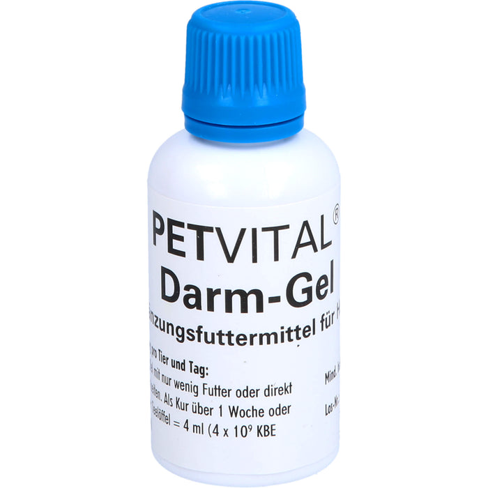 Canina Petival Darm-Gel Ergänzungsfuttermittel zur Stabilisierung der Darmflora für Hunde, 30 ml Gel