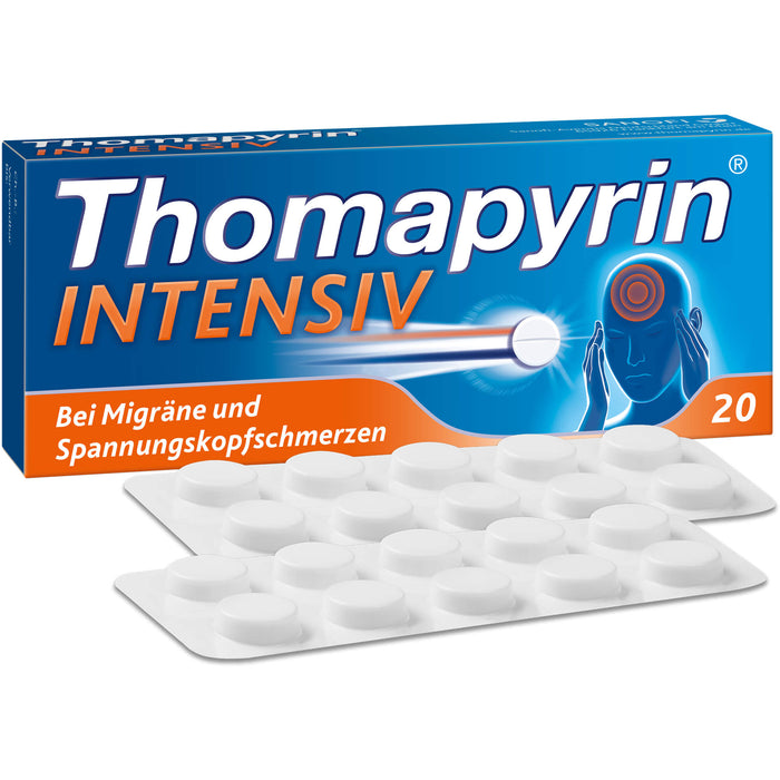 Thomapyrin intensiv Tabletten Original von Sanofi-Aventis, 20 St. Tabletten