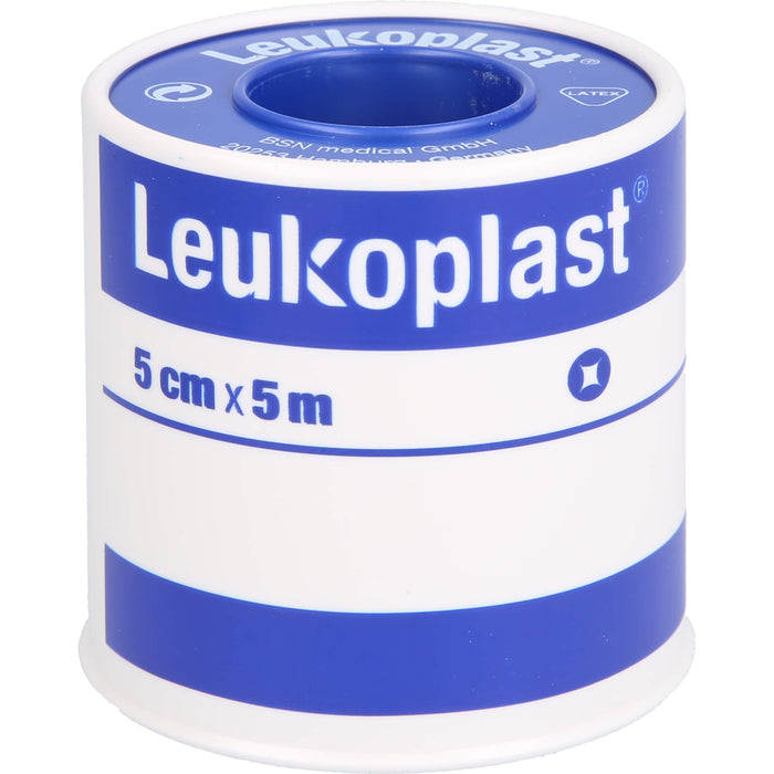 Leukoplast wasserfest 5 cm x 5 m zur Fixierung von Verbänden, 1 pcs. Patch