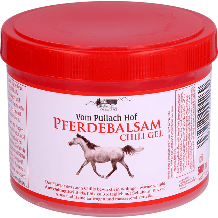 Vom Pullach Hof Pferdebalsam Chili Gel, 500 ml Gel