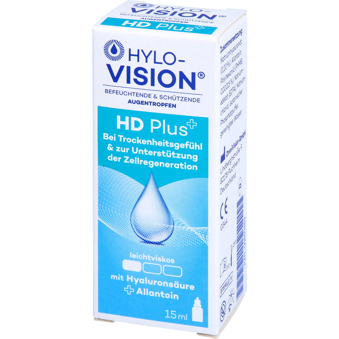 Hylo-Vision HD plus Augentropfen, 15 ml Lösung