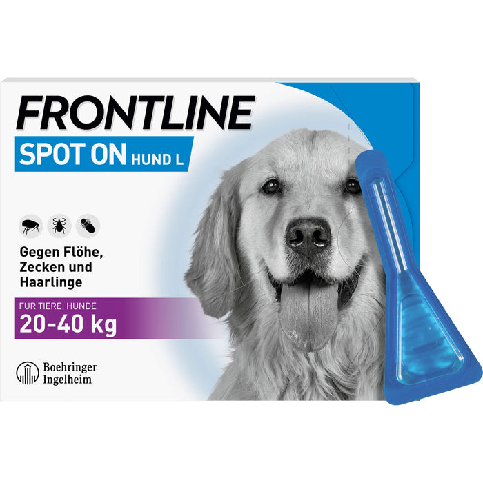 FRONTLINE Spot on Hund L 20-40 kg Pipetten, 3 pcs. Ampoules