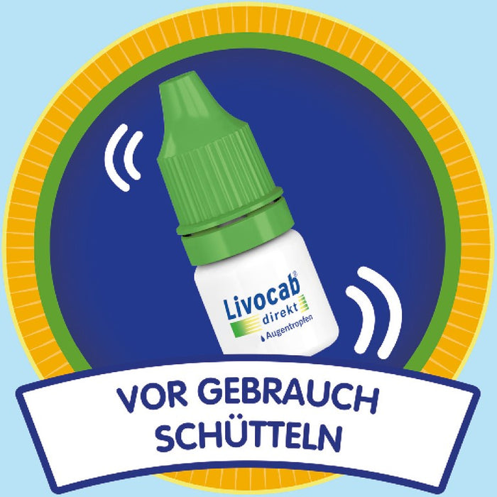 Livocab direkt Augentropfen bei allergischer Bindehautentzündung, 4 ml Lösung