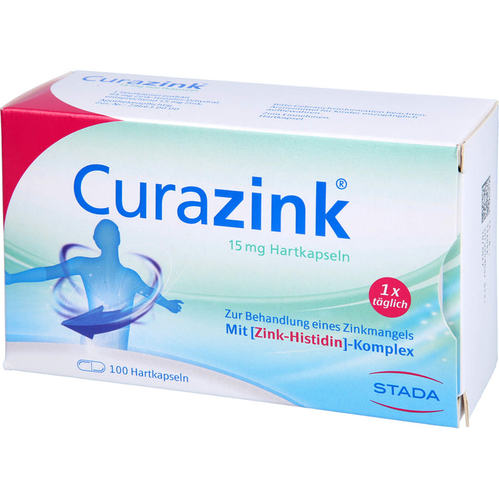 Curazink 15 mg Hartkapseln, 100 pc Capsules