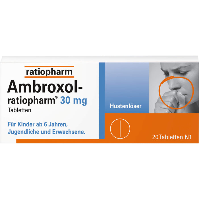 Ambroxol-ratiopharm 30 mg Hustenlöser Tabletten, 20 pcs. Tablets