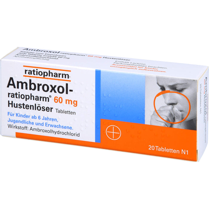 Ambroxol-ratiopharm 60 mg Hustenlöser Tabletten, 20 St. Tabletten