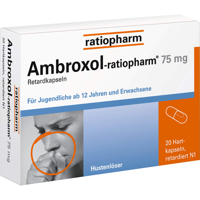 Ambroxol-ratiopharm 75 mg Hustenlöser Hartkapseln, 20 pc Capsules