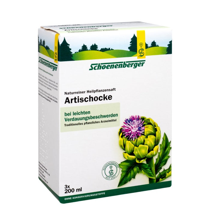 Schoenenberger Artischocke naturreiner Heilpflanzensaft, 600 ml Lösung