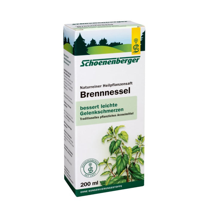 Schoenenberger Brennnessel naturreiner Heilpflanzensaft, 200 ml Solution