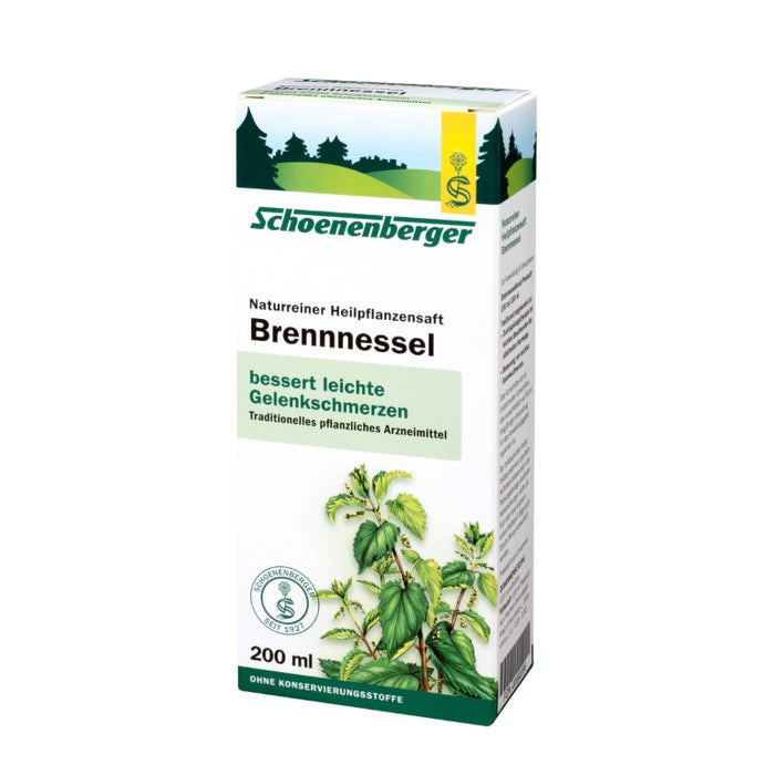 Schoenenberger Brennnessel naturreiner Heilpflanzensaft, 200 ml Lösung