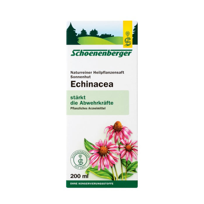 Schoenenberger Echinacea naturreiner Pflanzensaft Sonnenhut, 200 ml Lösung