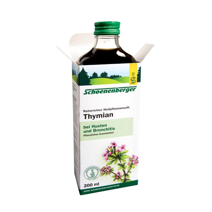 Schoenenberger Thymian naturreiner Heilpflanzensaft, 200 ml Solution