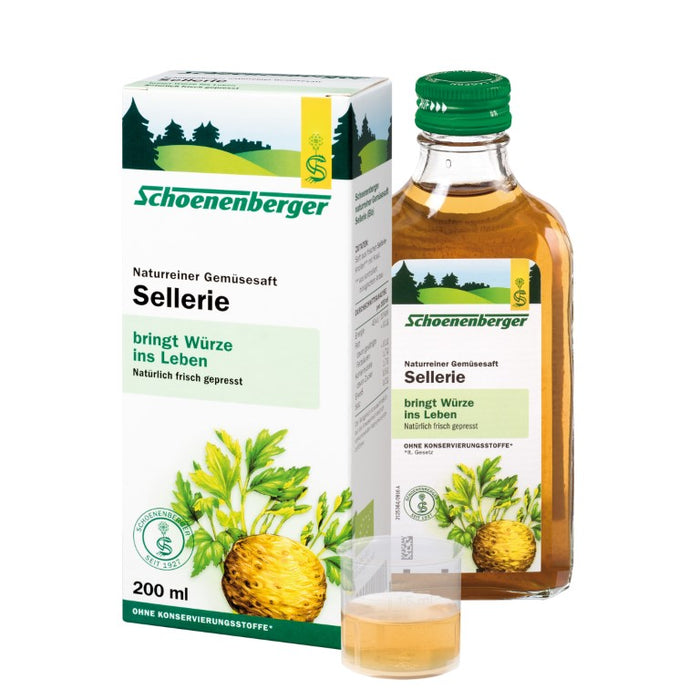 Schoenenberger Naturreiner Gemüsesaft Sellerie, 200 ml Lösung