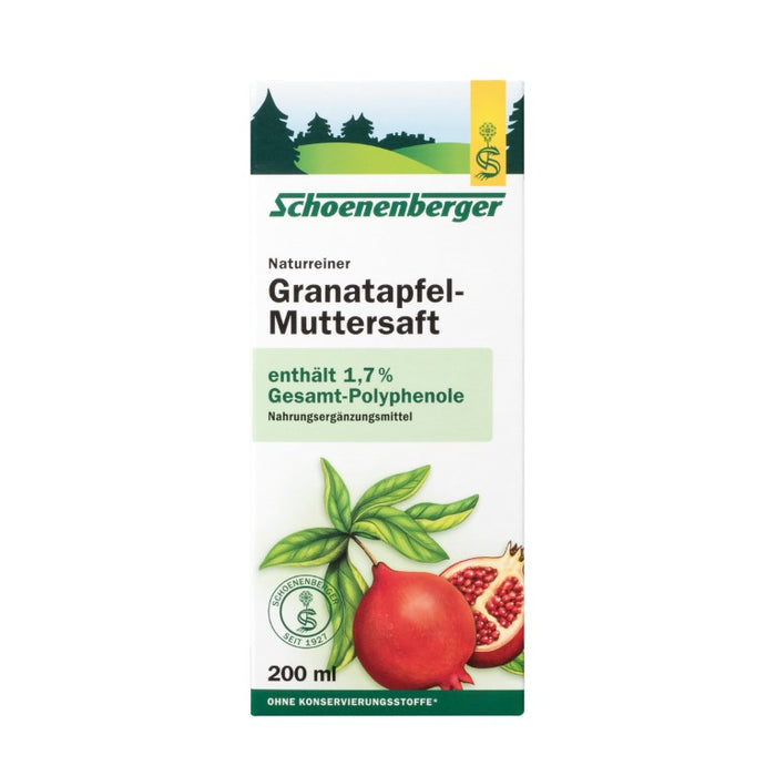 Schoenenberger Naturreiner Granatapfel-Muttersaft, 200 ml Lösung