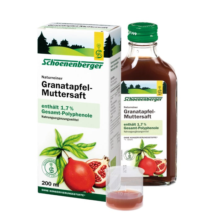 Schoenenberger Naturreiner Granatapfel-Muttersaft, 200 ml Solution