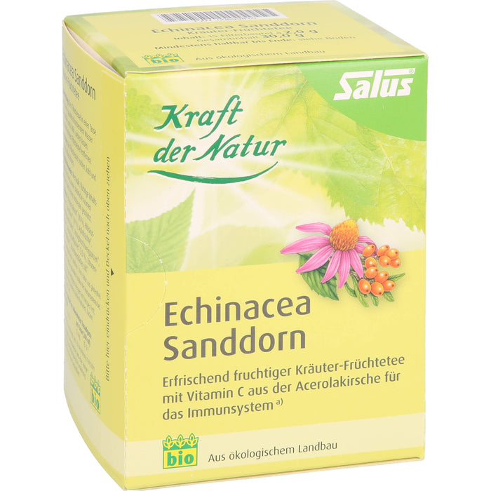 Echinacea Sanddorn Tee Kraft der Natur Salus, 15 St FBE