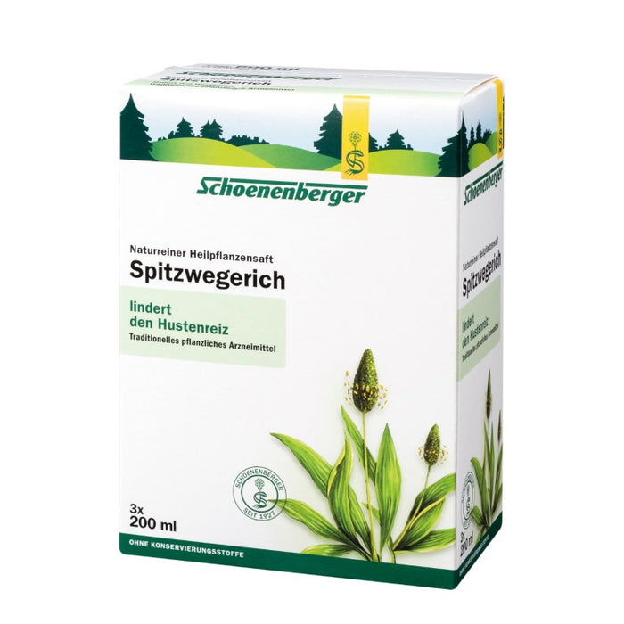 Schoenenberger Spitzwegerich naturreiner Heilpflanzensaft, 600 ml Lösung