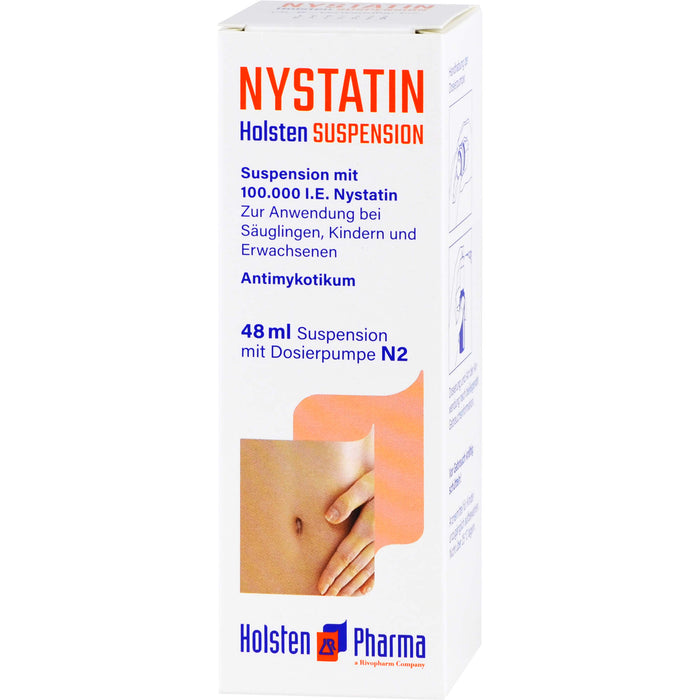 Nystatin Holsten Suspension mit Dosierpipette N2, 48 ml Solution